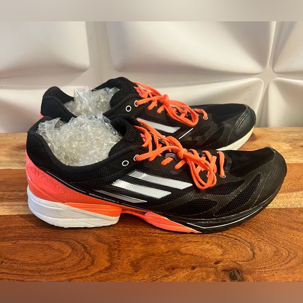 Adidas Black and Orange Athletic Shoes
